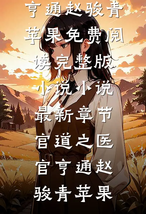 官道之医官亨通赵骏青苹果免费阅读完整版小说_小说最新章节官道之医官亨通赵骏青苹果