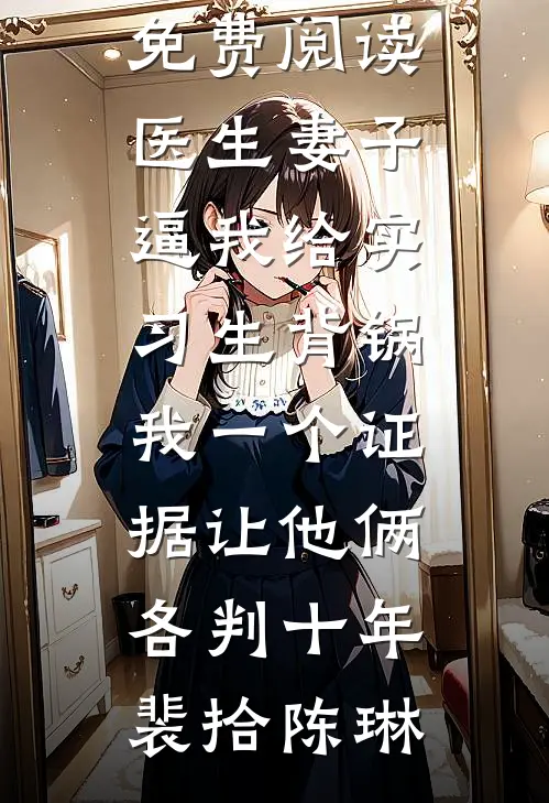 医生妻子逼我给实习生背锅，我一个证据让他俩各判十年(裴拾陈琳)最新完本小说推荐_小说全文免费阅读医生妻子逼我给实习生背锅，我一个证据让他俩各判十年(裴拾陈琳)