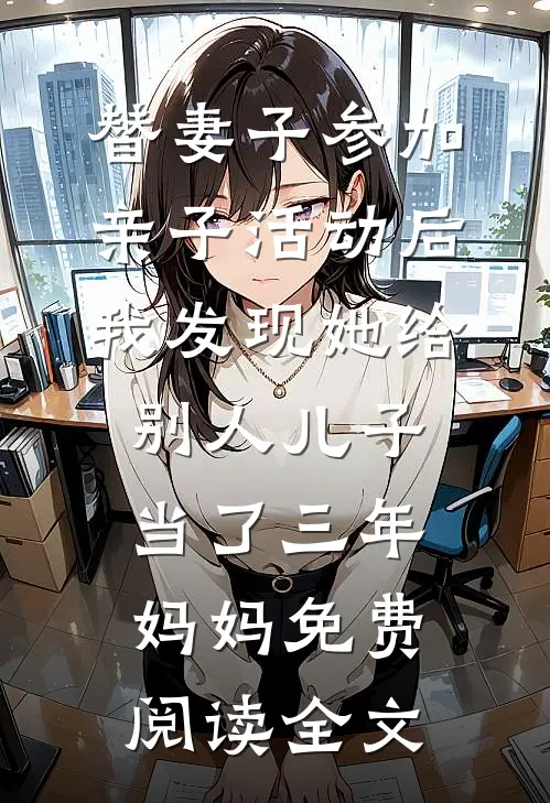 替妻子参加亲子活动后，我发现她给别人儿子当了三年妈妈免费阅读全文