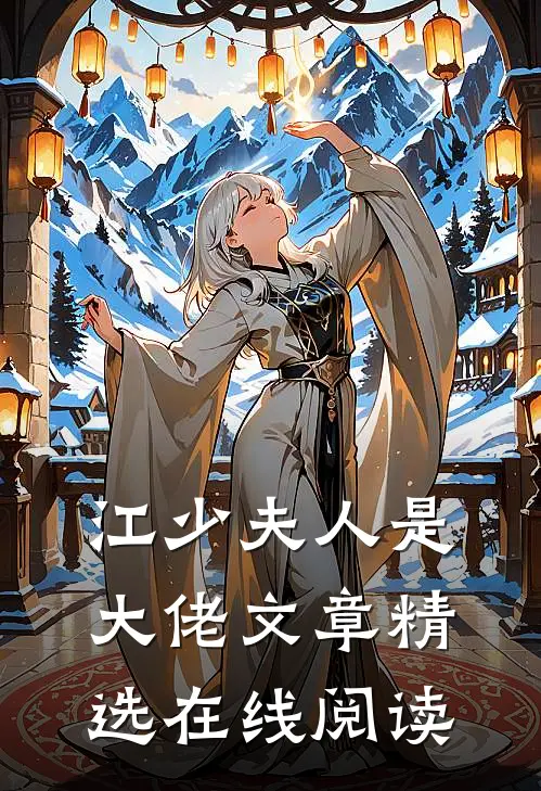 江少夫人是大佬文章精选在线阅读