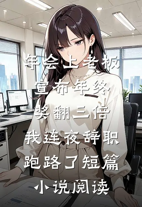 年会上老板宣布年终奖翻三倍，我连夜辞职跑路了短篇小说阅读