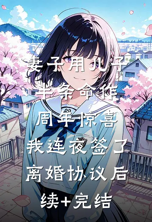妻子用儿子半条命作周年惊喜，我连夜签了离婚协议后续+完结