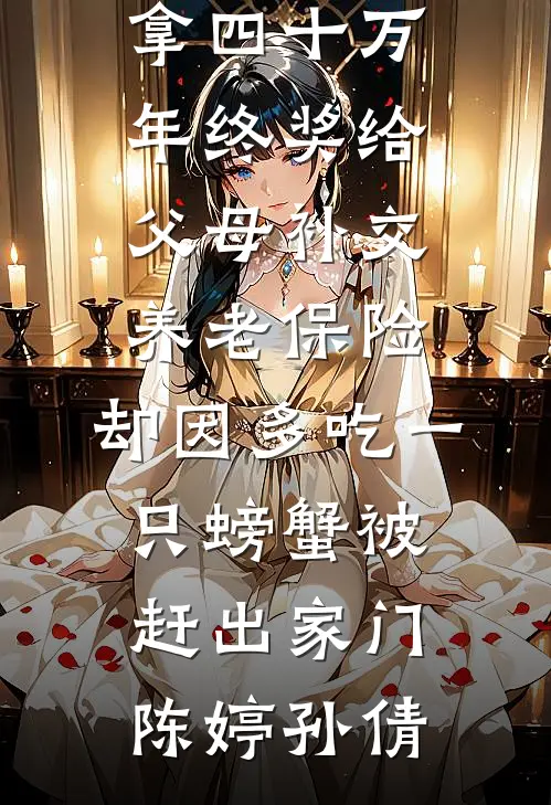 拿四十万年终奖给父母补交养老保险，却因多吃一只螃蟹被赶出家门陈婷孙倩免费阅读_完结热门小说拿四十万年终奖给父母补交养老保险，却因多吃一只螃蟹被赶出家门(陈婷孙倩)