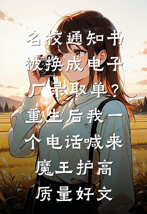 名校通知书被换成电子厂录取单？重生后我一个电话喊来魔王护高质量好文