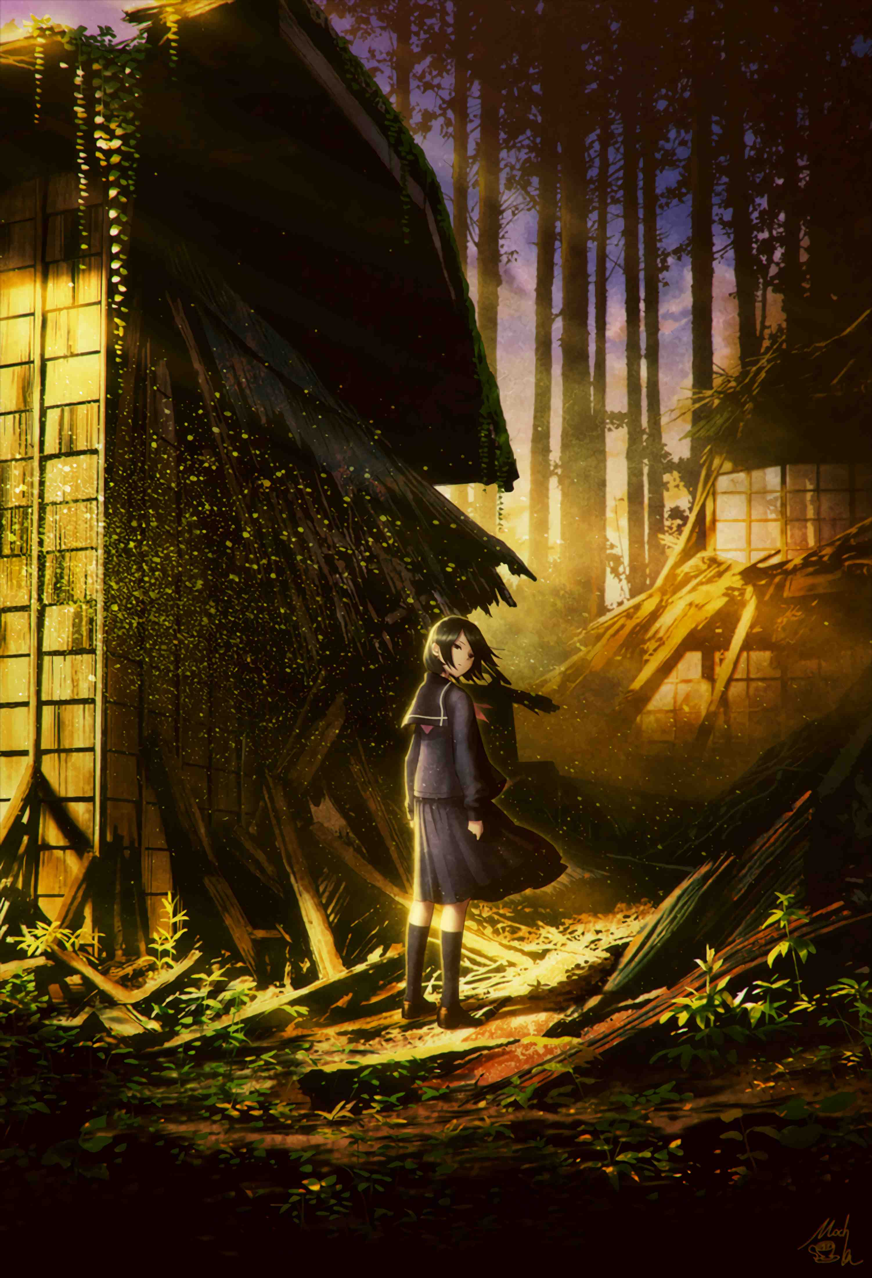 云起时，山水两忘完整