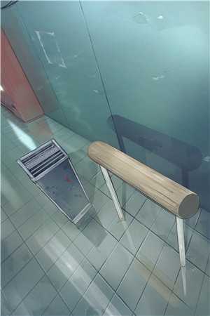 停靠在无人渡口完整