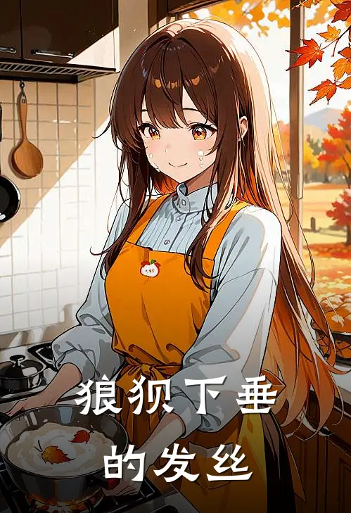 狼狈下垂的发丝