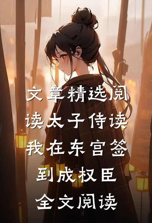 文章精选阅读太子侍读我在东宫签到成权臣全文阅读